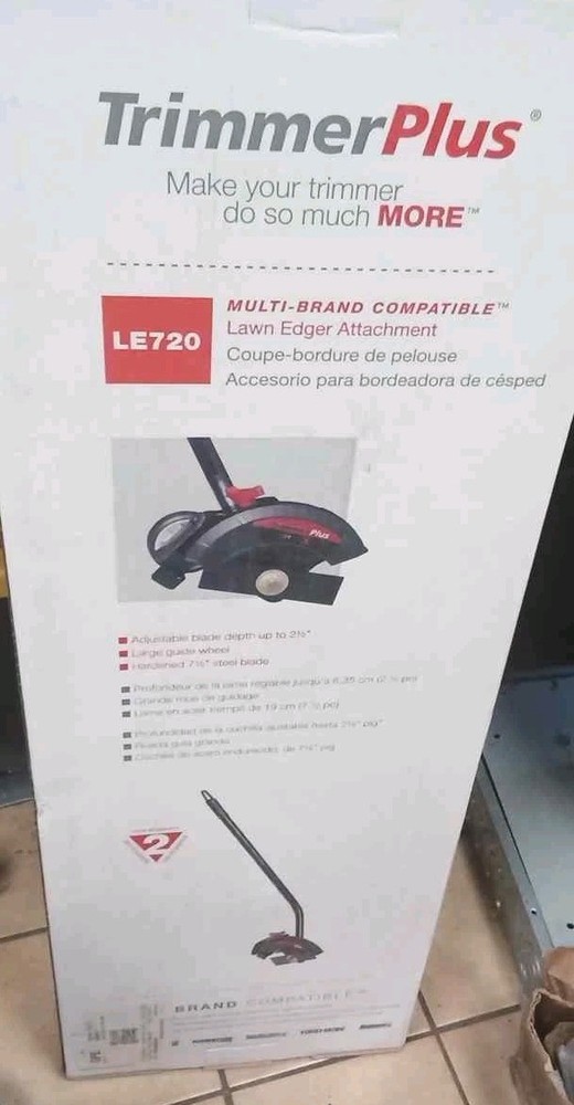 MTD TrimmerPlus LE720 Edger Attachment with Steel Dual-Tip Blade