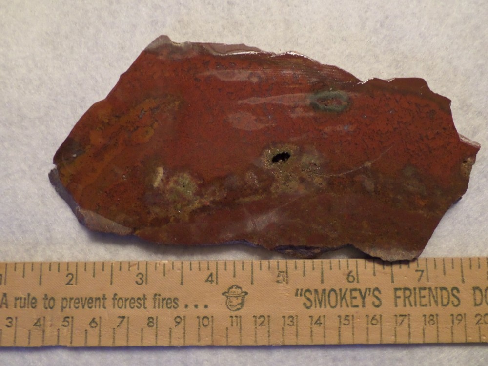 BEAUTIFUL MAURY MOUNTAIN RED AGATE