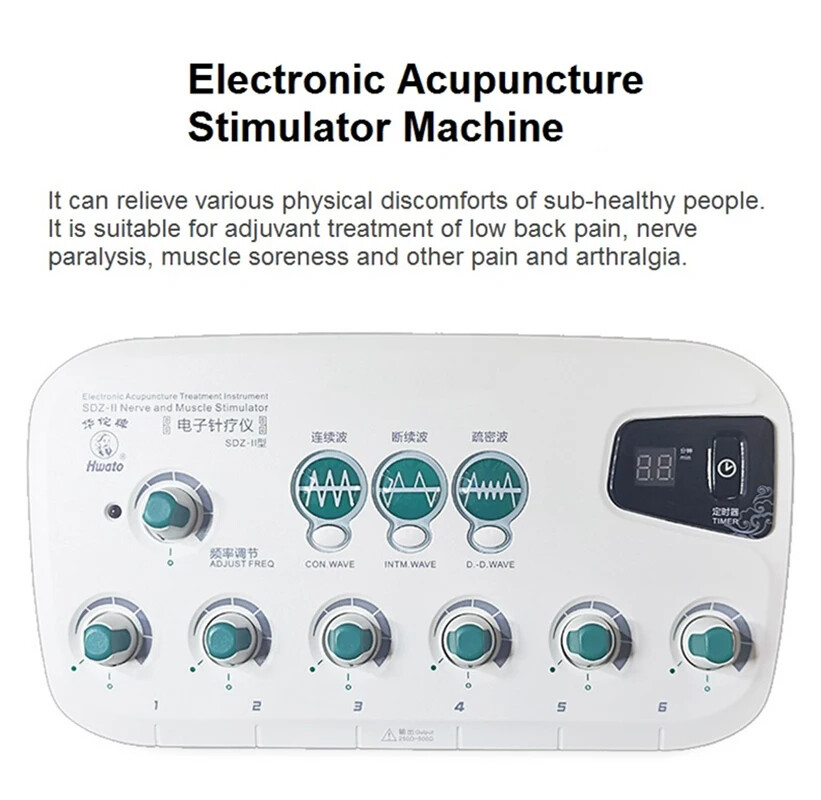 6Channels Electric Stimulator Therapy Acupuncture Machine Acupuncture Stimulator