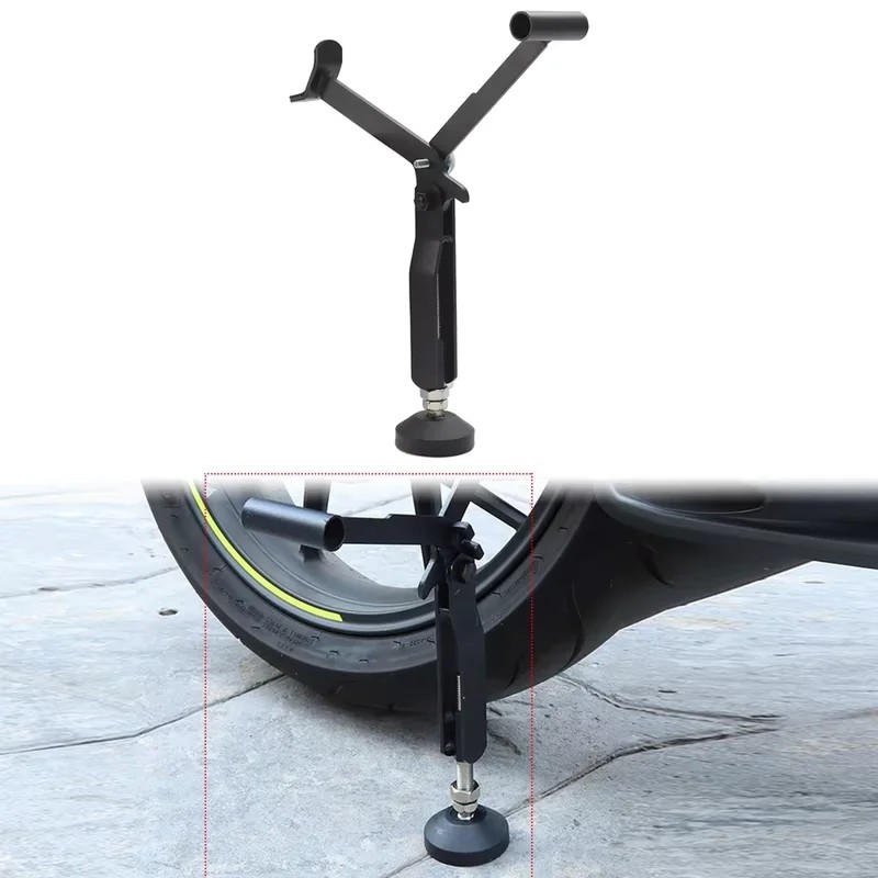 Foldable Motorcycle Stand with Adjustable Height & Labor-Saving Armrest