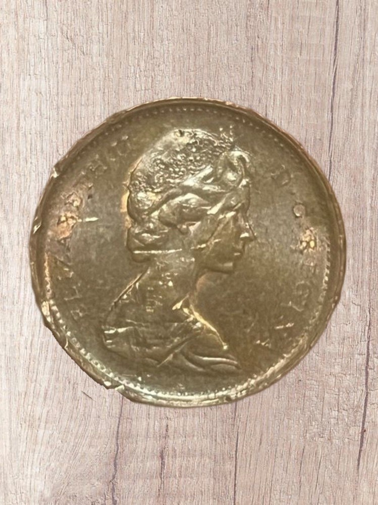 1975 CANADA PENNY 1 CENT COIN