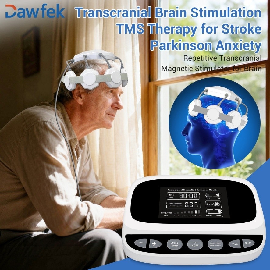 rTMS Device for Stress Reduction & Sleep Improvement Low Field Setting