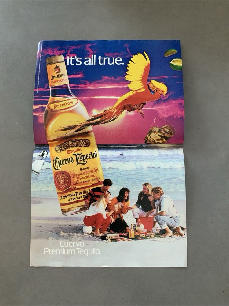 1983 Cuervo Premium Tequila Poster