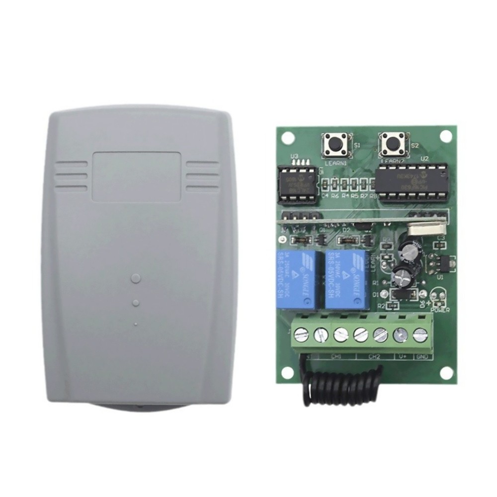 Universal DC9-36V 433Mhz Remote Control Switch Receiver Motor 2-Channel