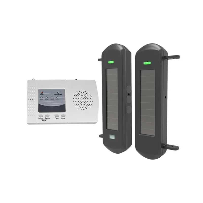 Solar Beam Sensor Driveway Alarm System-800 Meter Wireless Range-100Meter Sensor