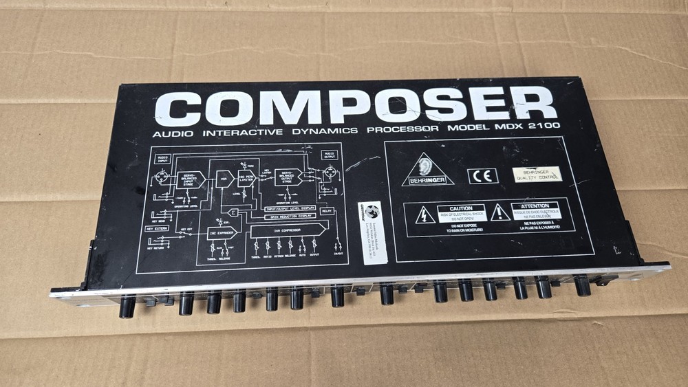 Behringer Composer MDX2100 Audio Interactive Dynamics Processor READ DISCRIPTION