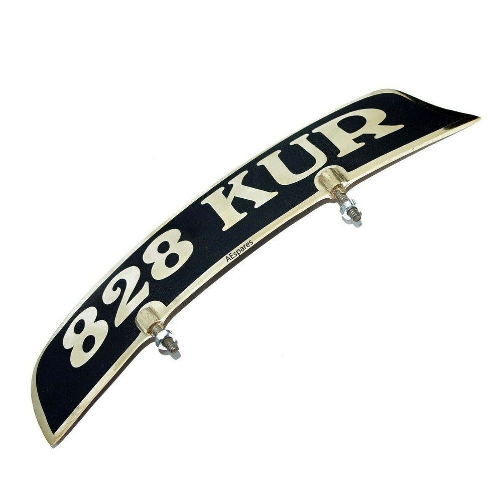 Customized Front Mudguard License Number Plate Motorcycle Universal Fit S2u