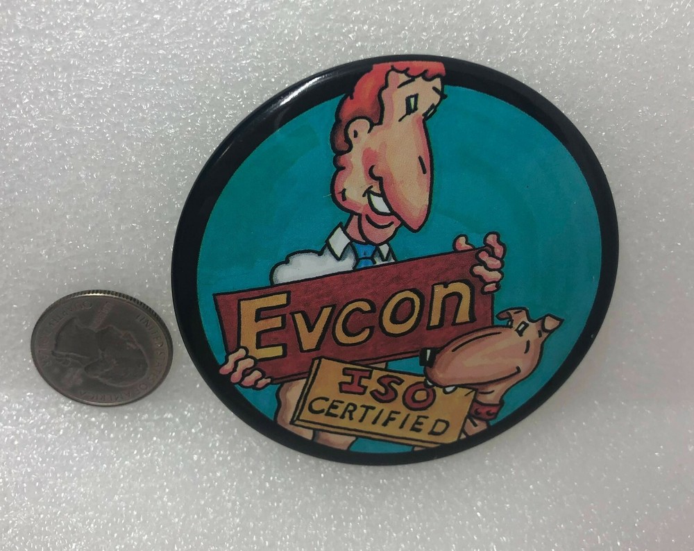 Evcon ISO Certified Advertising Pin