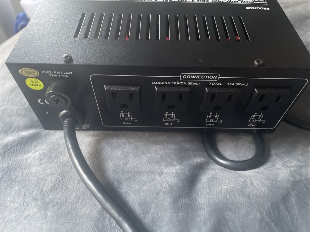 Elation EL-CC4D 4 Channel Speed Dimmer Flash Audio 16 Pattern DJ Stage Lights