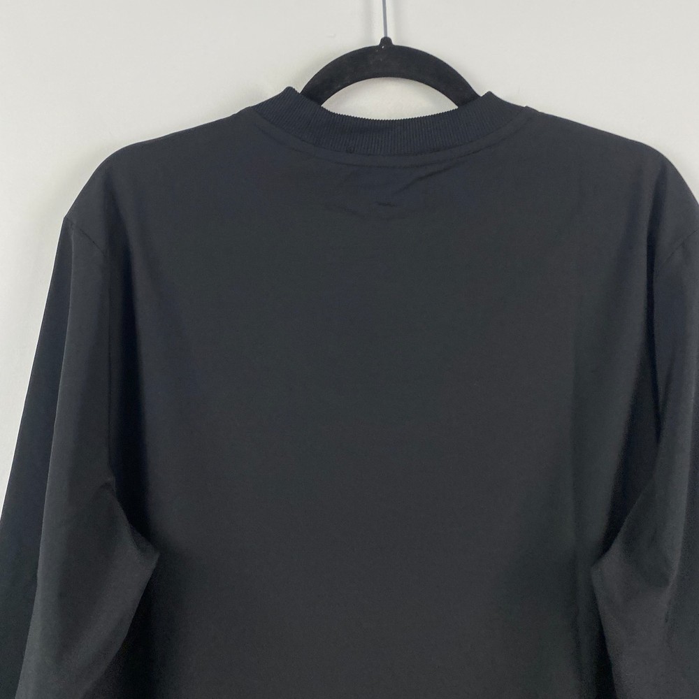 Adidas Woven Wind Golf Jacket Mens Medium Pullover Black ADVR0914