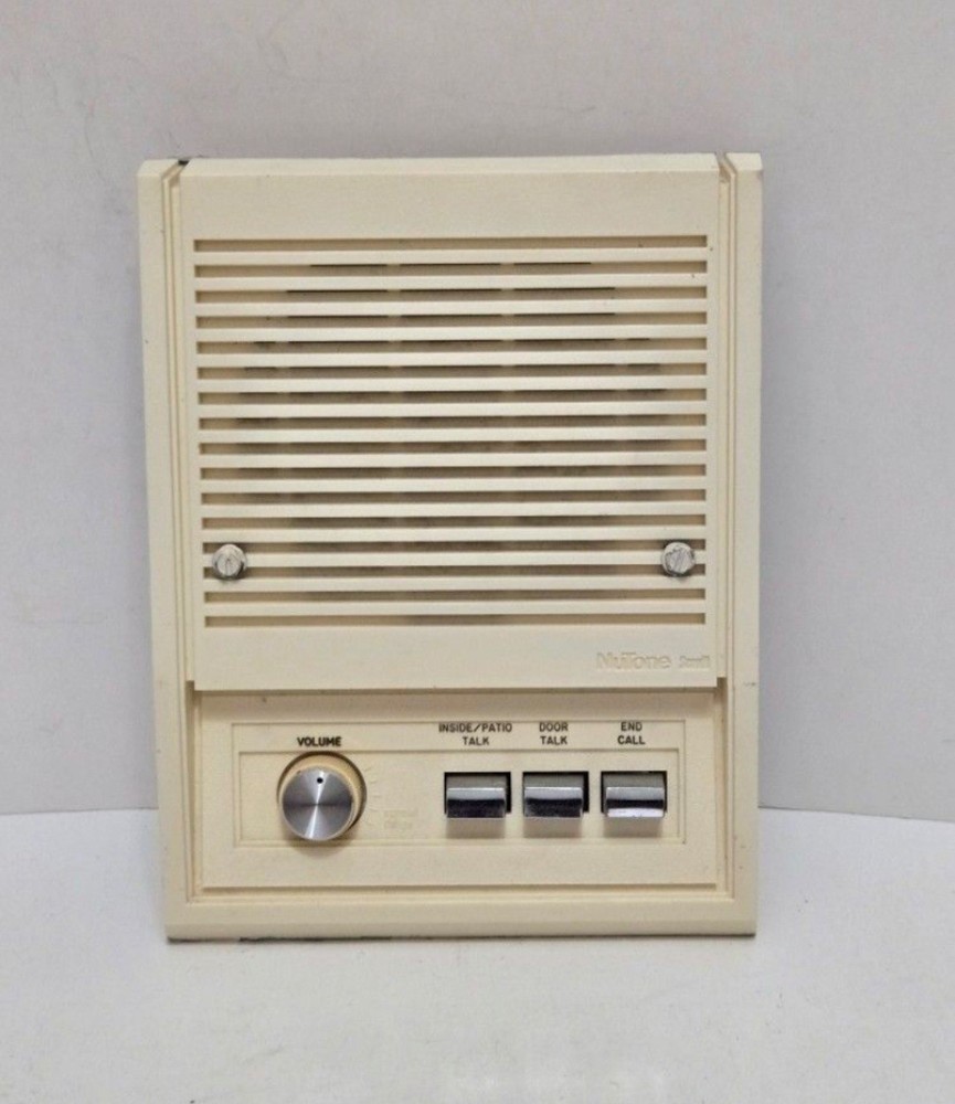 VTG Nutone Scovill Intercom Speaker & Metal Wall Insert E1170 * Read