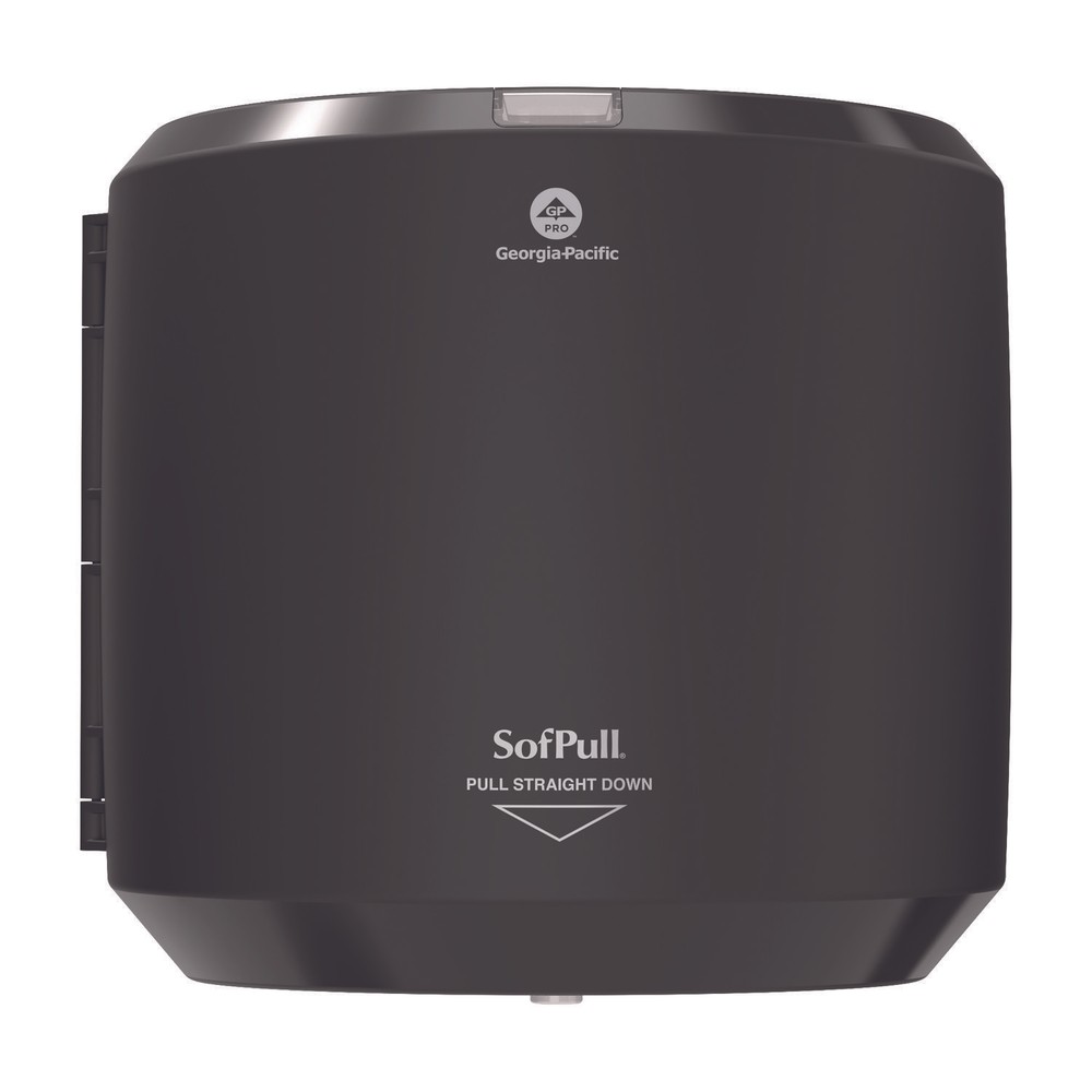 SofPull CenterPull Hand Towel Dispenser, 10.13 x 10.58 x 11.33, Black