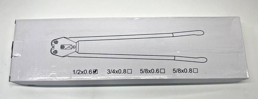 1/2" Poly Plastic Strapping Sealer 20” Plastic Strap Sealer