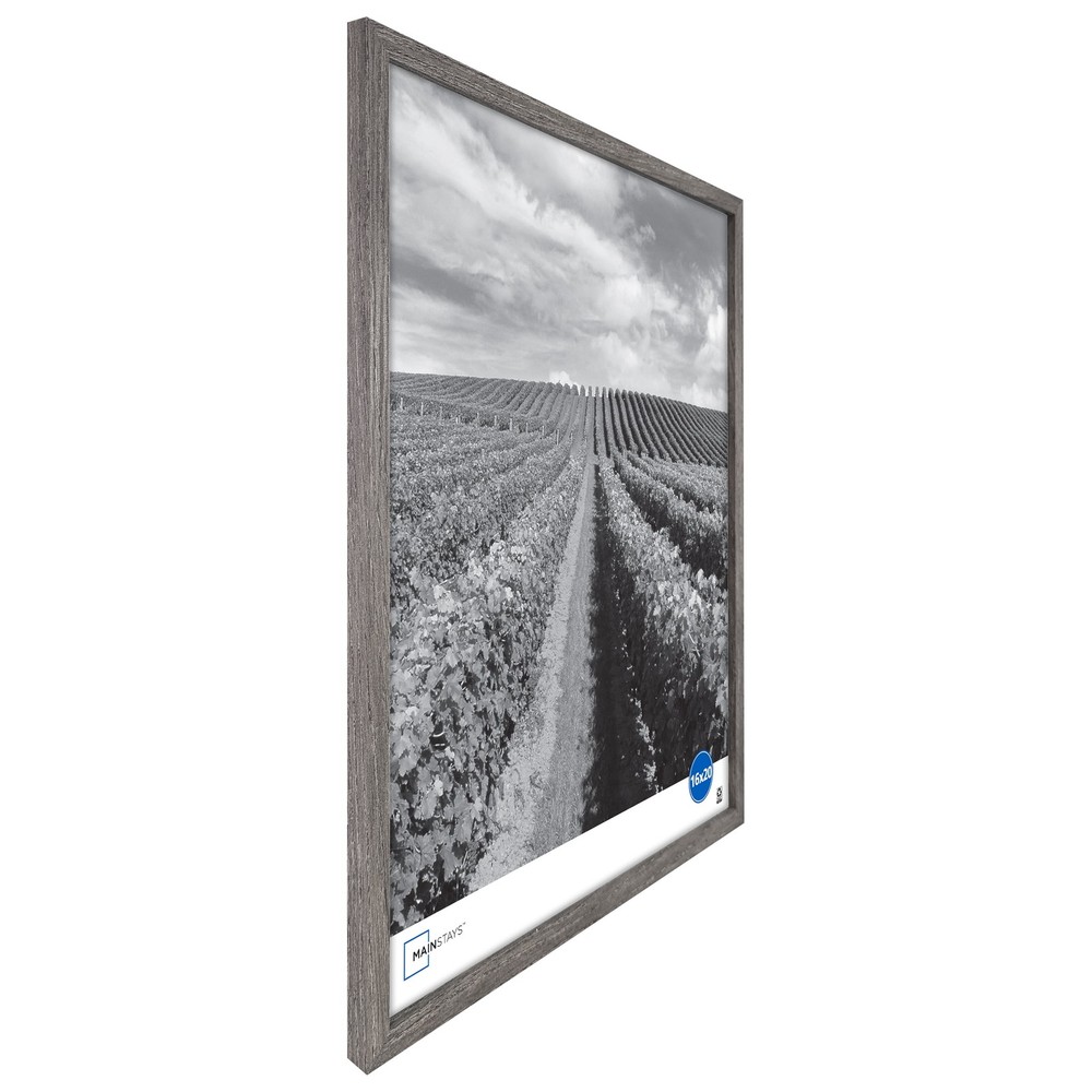 Mainstays 16x20 Linear Picture Frame, Rustic Gray