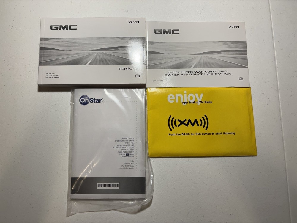 2011 GMC Terrain Owner Manual Set