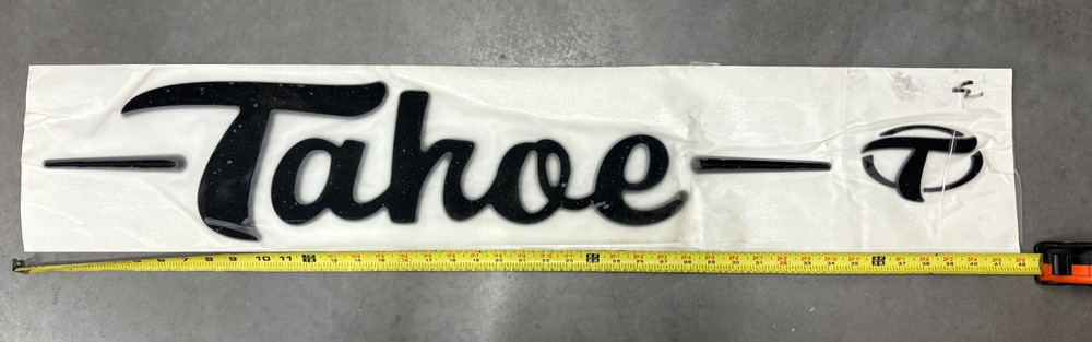Tahoe Hull Emblem. 42" Matte Black