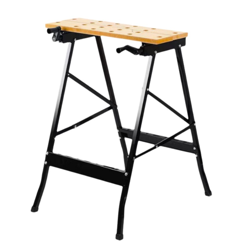 NEW! DIY Folding Multipurpose Foldable Trestle Work Bench Workbench Portable USA