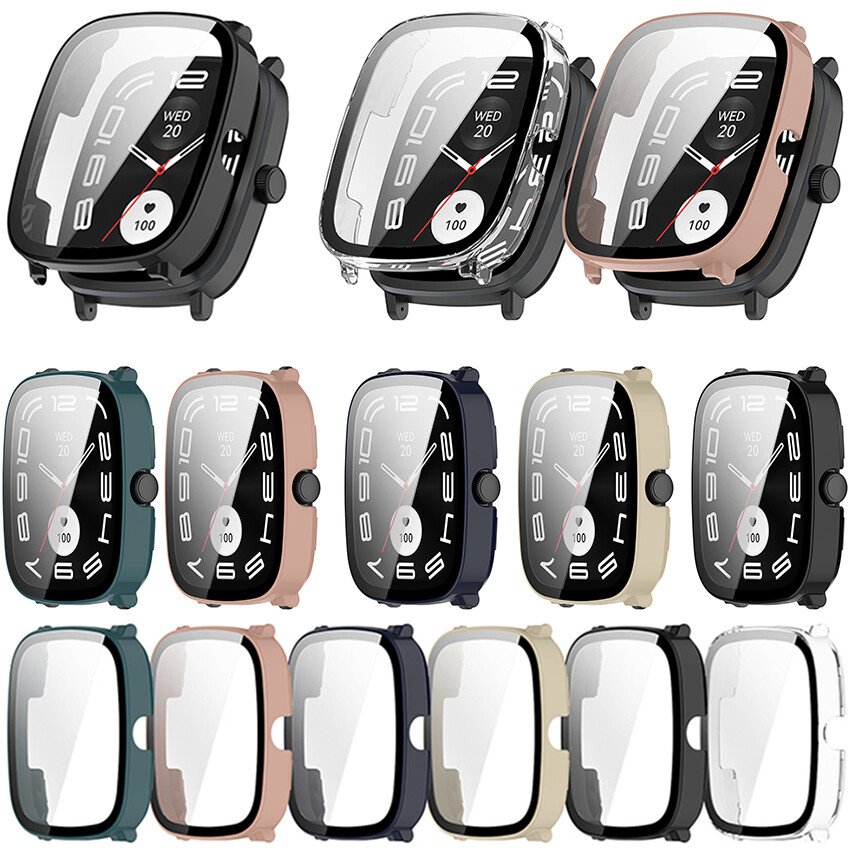 Tempered Glass Full Screen Protector Case Cover For Haylou RS5 Smart Watch
