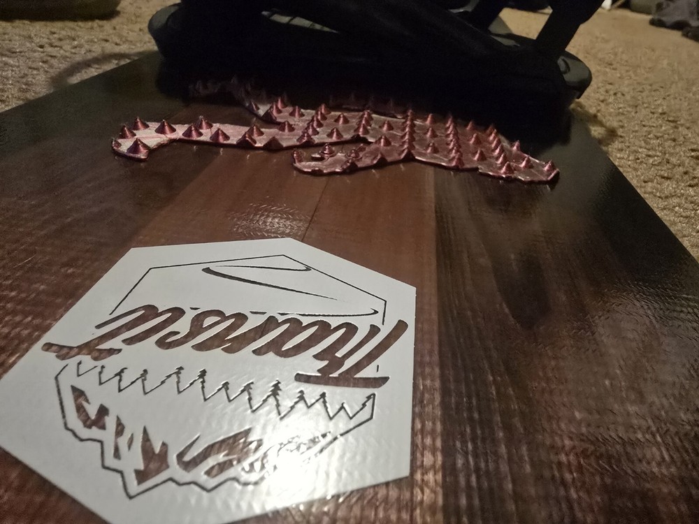 3d Printed Bigfoot Stomp Pad For Snowboards.
