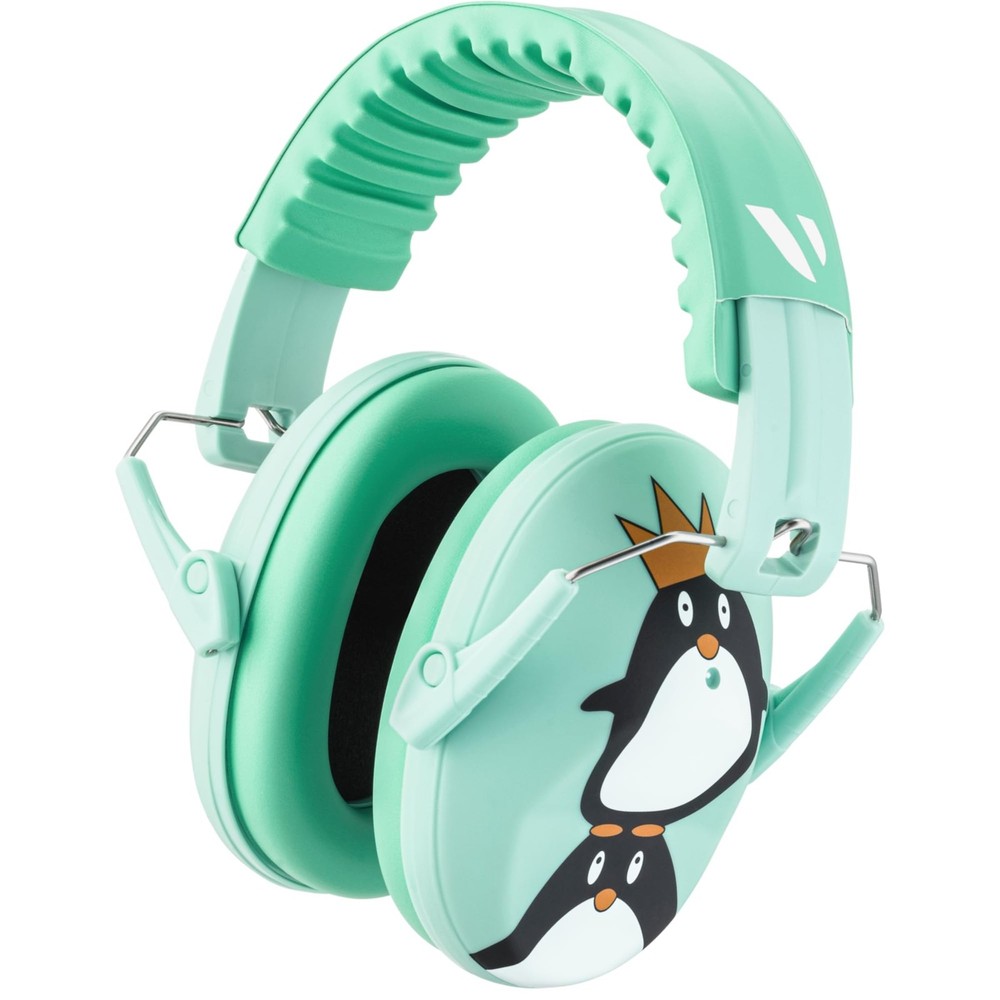 Vanderfields Hearing Protection Ear Muffs - Over One Size, Mint Green Penguin