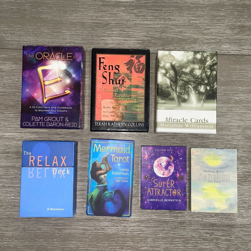7 Tarot-Oracle-Other Card Lot