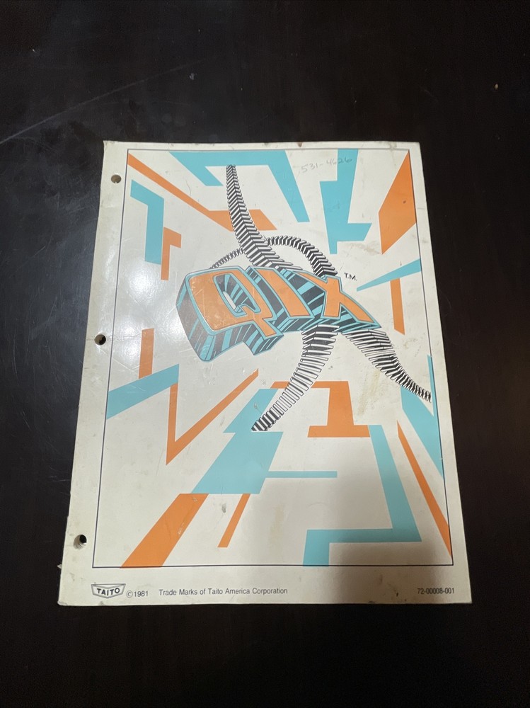 Taito’s QIX Operating Manual
