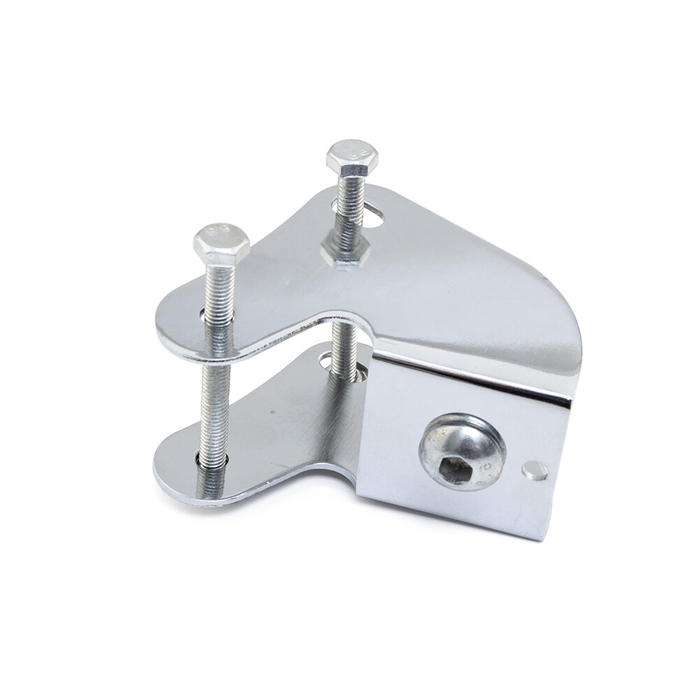 Chrome Headlight Bottom Mount Bracket Adapter Holder For Honda Cruiser Chopper