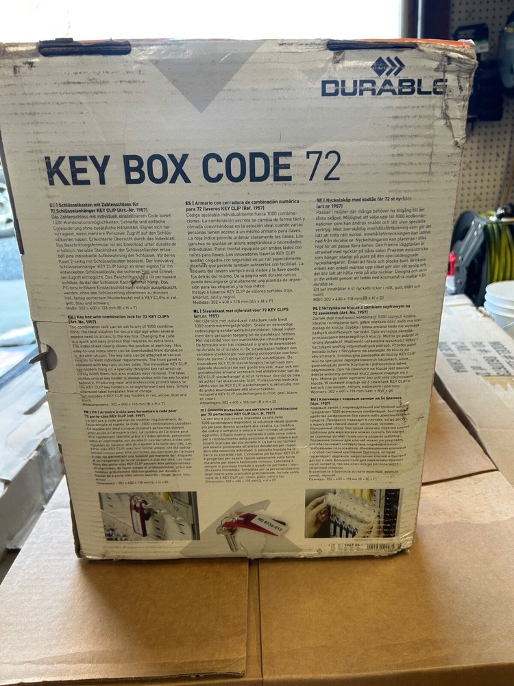Durable Key Box 72 - Silver
