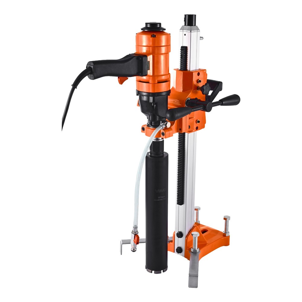 VEVOR Diamond Core Drill Machine Handheld and Stand Concrete Core Drill Rig 8 in