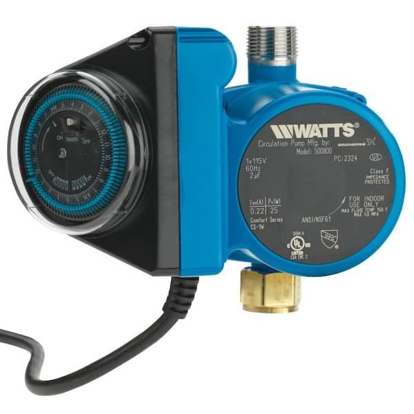 Watts Hot Blue Water Recirculation System with 24Hr Programmable Timer