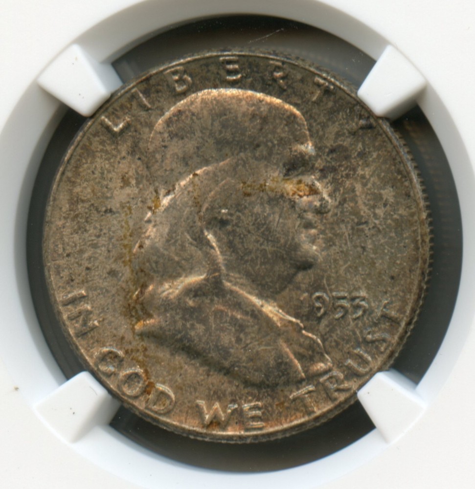 1953 Franklin Silver Half Dollar NGC MS 65