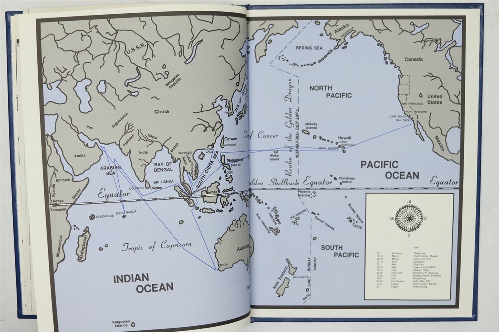 USS Cook (FF-1083) 1989 Westpac Deployment Cruise Book