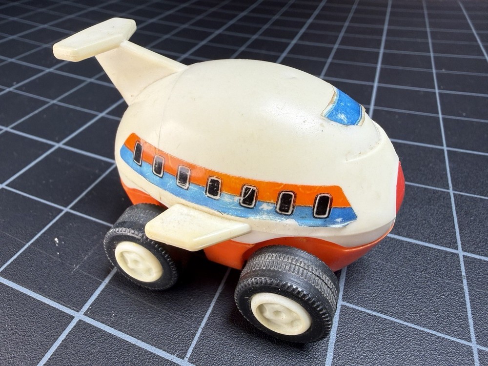 Vintage Jimson Pull-Back Toy Airplane – Works Great!