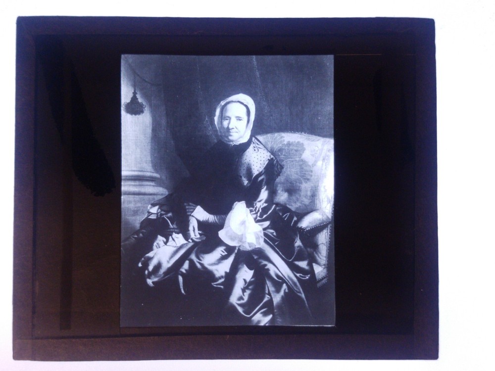 Mrs. Thomas Boylston, John Singleton Copley, Magic Lantern Glass Slide