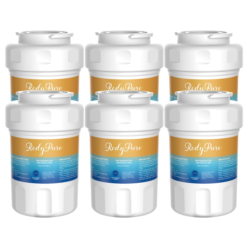 6 Pack Water Filter Replacement For GE SmartWater MWF 469991 469996 Refrigerator