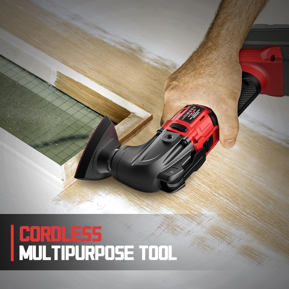 Cordless Oscillating Tool Compatible with Milwaukee 18V For Battery