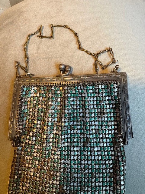 Vintage Mesh Art Deco Flapper Purse
