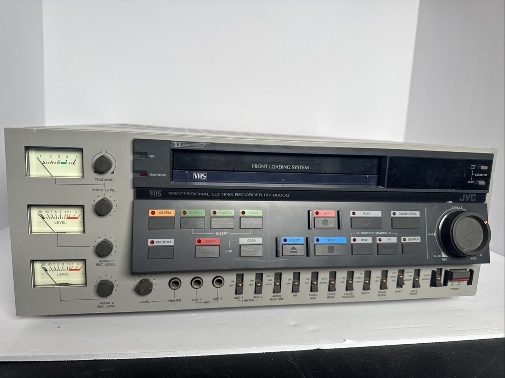JVC BR-8600U VHS Professional Editing Player Recorder