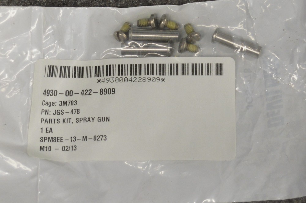 ORIGINAL DEVILBISS JGS-478 SPRAY GUN TRIGGER STUDS & SCREW KIT 4930-00-422-8909