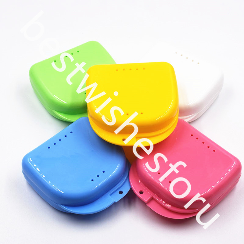 Mouth Box Container Guards Dental Retainer False Teeth Dentures Storage Tray