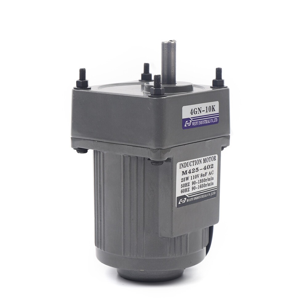 AC Reversible Gear Motor Electric Variable Speed Reduction Controller 1:10 25W