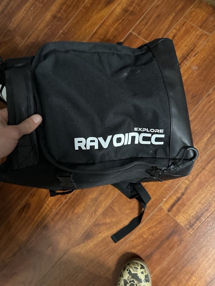 RAVOINCC Ski Boot Travel Backpack Black