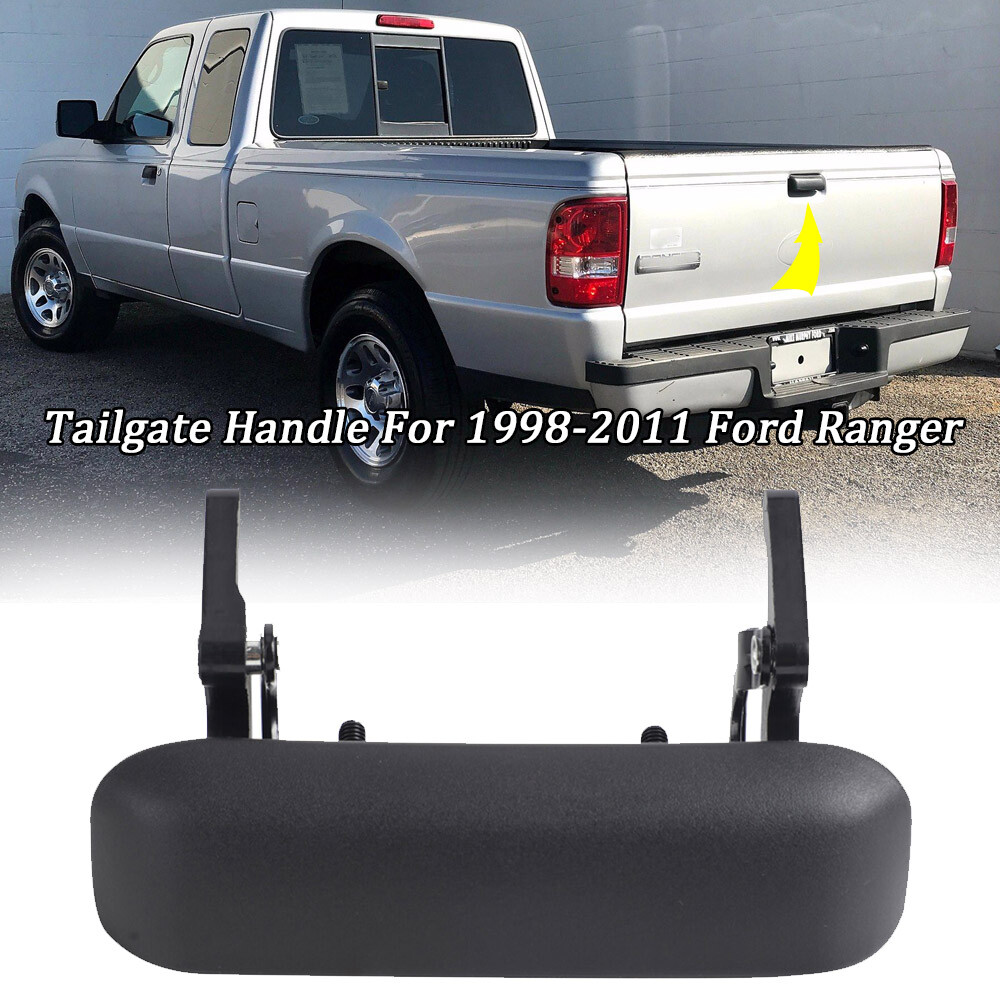 Tailgate Latch Handle For Ford Ranger 1998-2011 Plastic Black