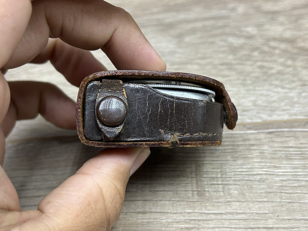 Vintage FR EM-1 Selenium Light Meter w & Leather Case