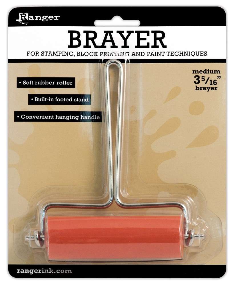 Ranger BRA09887 Inkssentials Inky Roller Brayer 3.3125"-Medium