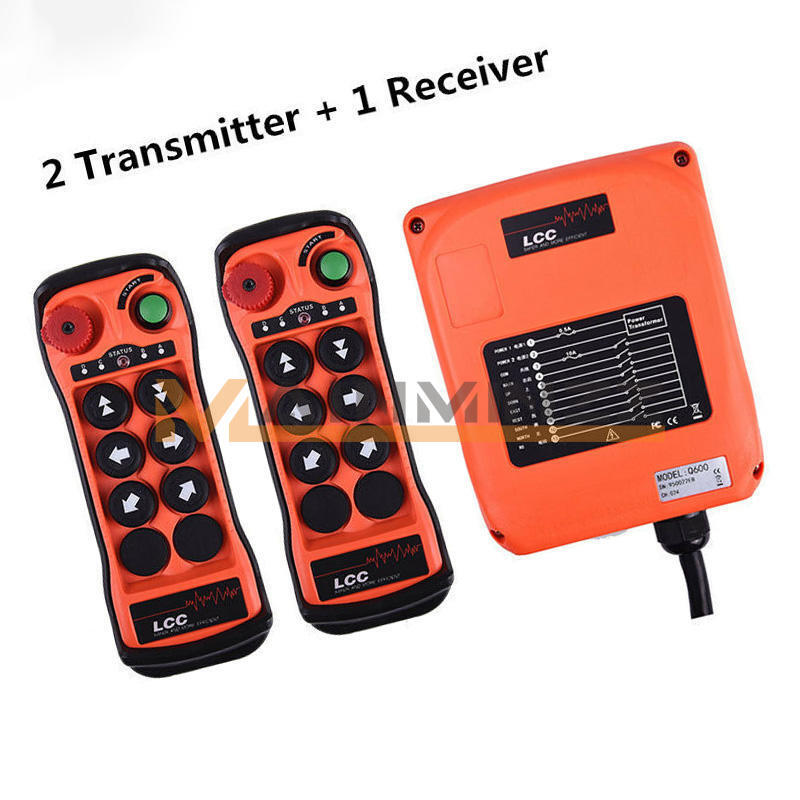 12V-380VQ600 6Button Double Speed Hoist Crane Industrial Wireless Remote Control