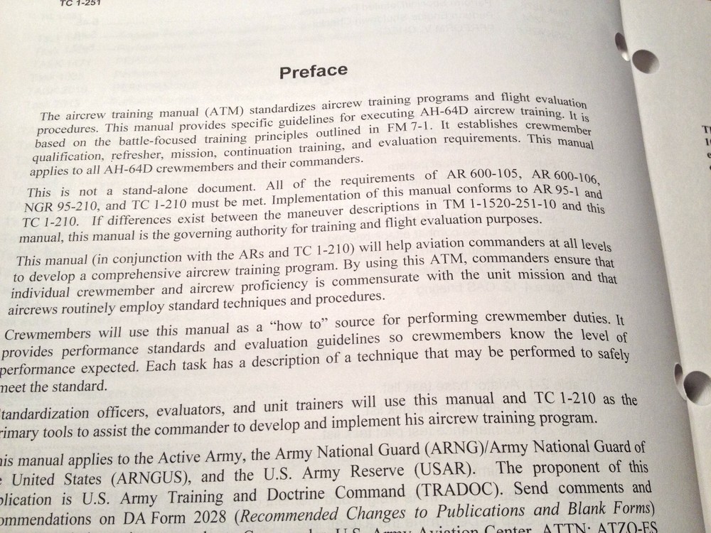 Boeing AH-64D Apache AirCrew Training Manual