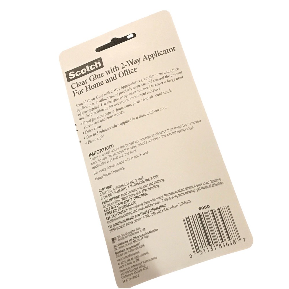 Scotch Glue Pen 6050 2-Way Applicator