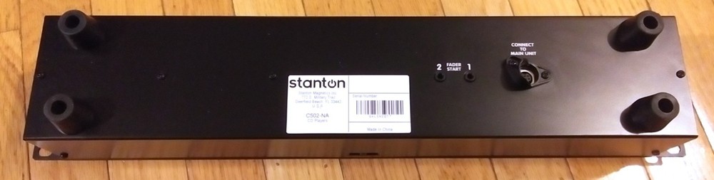 STANTON C.502 DIGITAL RACKMOUNT WITHOUT POWER CORD