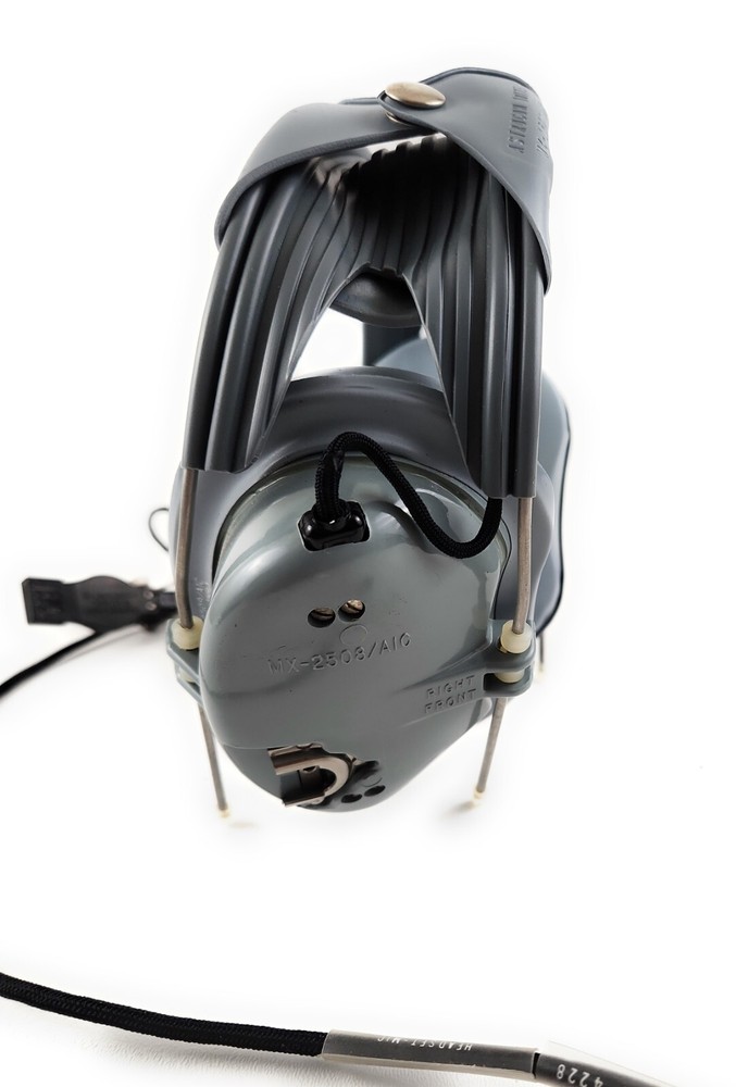 Vintage WWII Era Air Force Navy Pilot Crew Headset Headphone MX 3473/AIC
